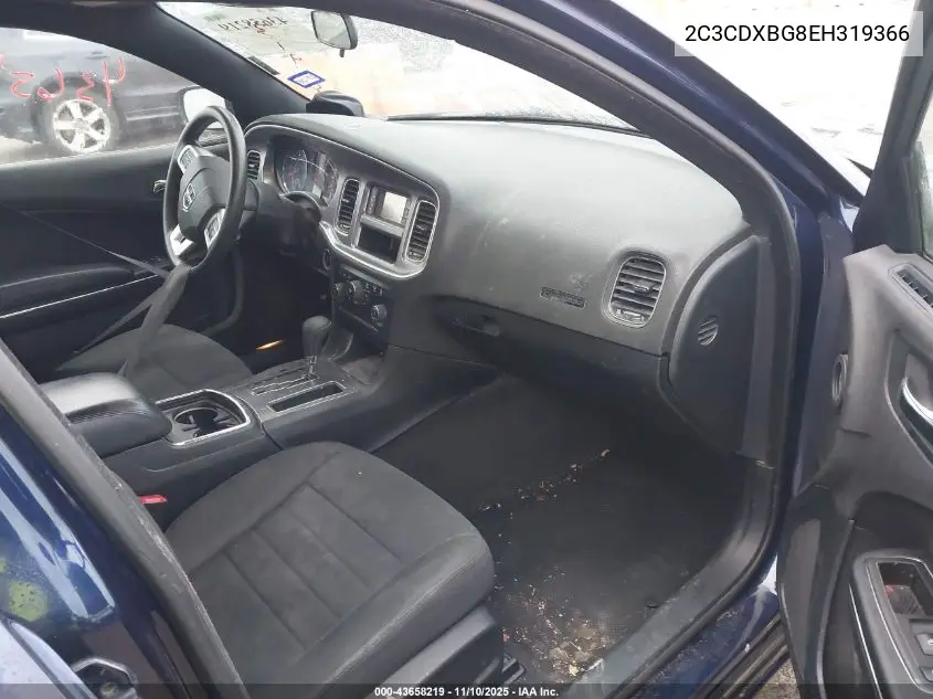 2C3CDXBG8EH319366 2014 Dodge Charger Se