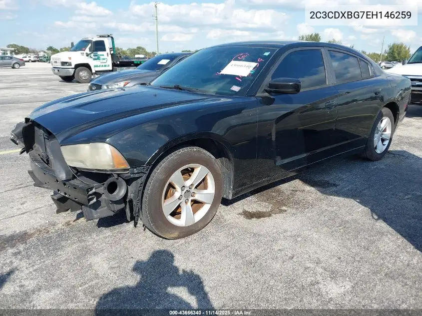 2C3CDXBG7EH146259 2014 Dodge Charger Se