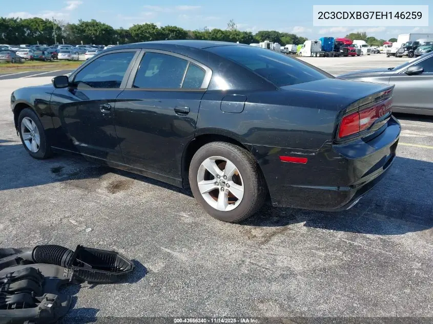 2C3CDXBG7EH146259 2014 Dodge Charger Se