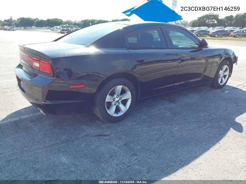 2C3CDXBG7EH146259 2014 Dodge Charger Se