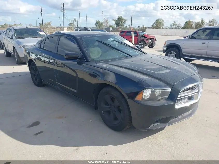 2C3CDXBG9EH243267 2014 Dodge Charger Se