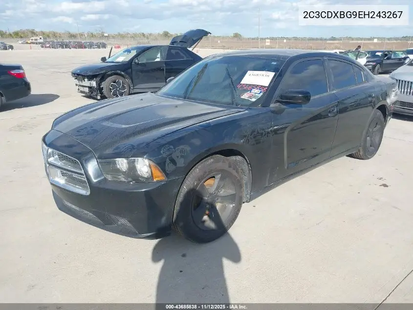 2C3CDXBG9EH243267 2014 Dodge Charger Se