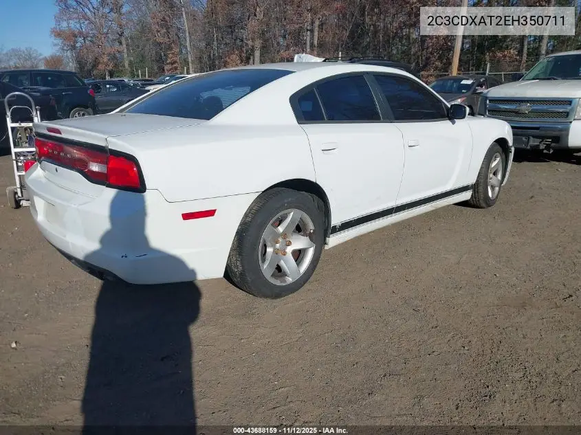 2C3CDXAT2EH350711 2014 Dodge Charger Police