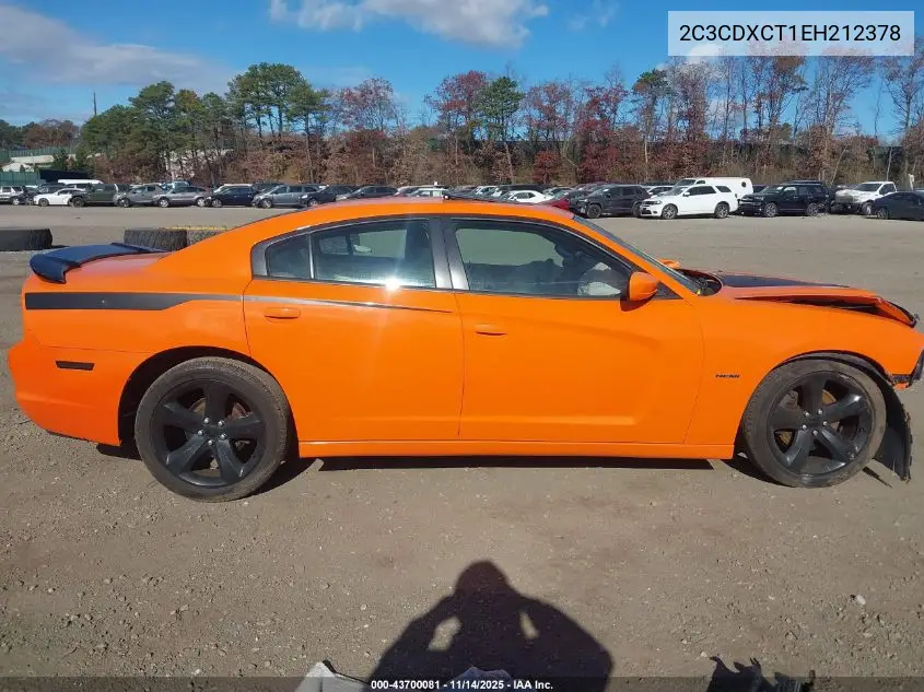 2C3CDXCT1EH212378 2014 Dodge Charger R/T