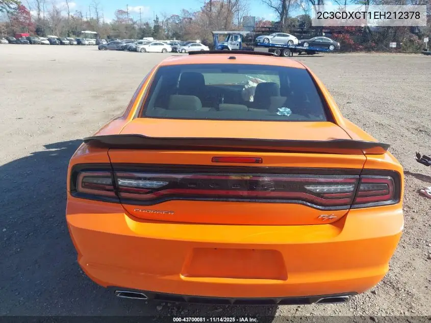 2C3CDXCT1EH212378 2014 Dodge Charger R/T