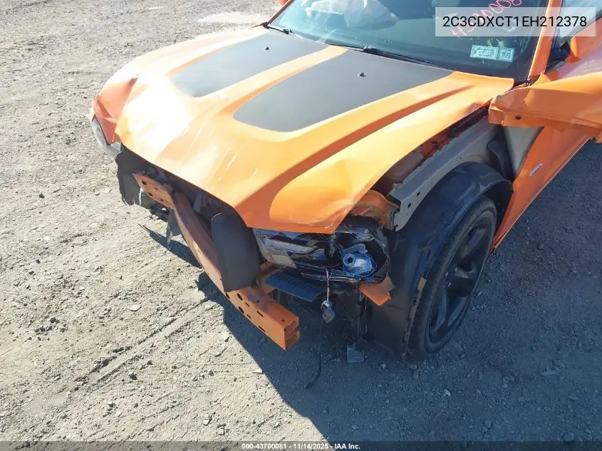 2C3CDXCT1EH212378 2014 Dodge Charger R/T