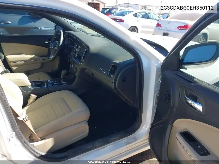 2C3CDXBG0EH350112 2014 Dodge Charger Se