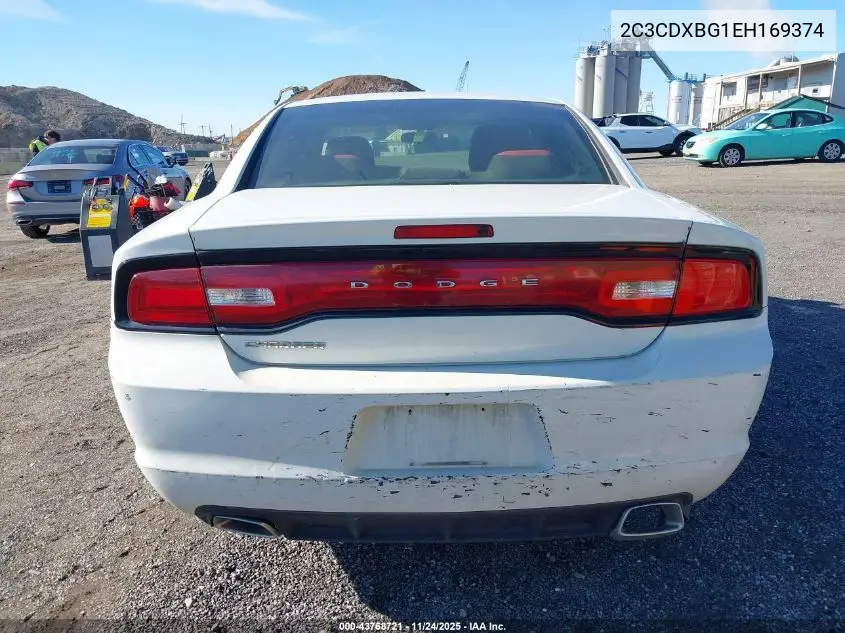 2C3CDXBG1EH169374 2014 Dodge Charger Se