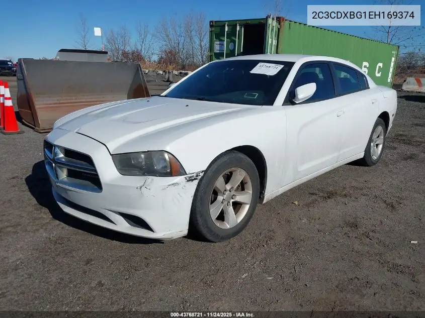 2C3CDXBG1EH169374 2014 Dodge Charger Se