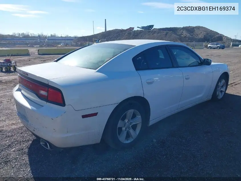 2C3CDXBG1EH169374 2014 Dodge Charger Se