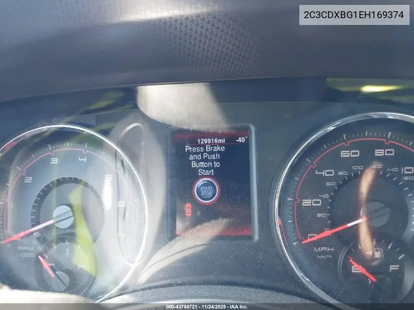 2C3CDXBG1EH169374 2014 Dodge Charger Se