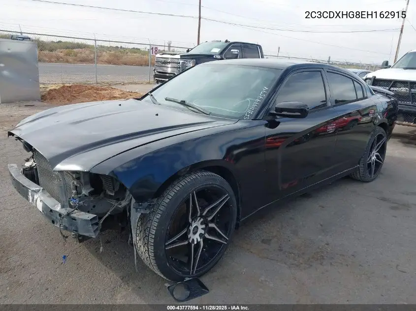 2C3CDXHG8EH162915 2014 Dodge Charger Sxt