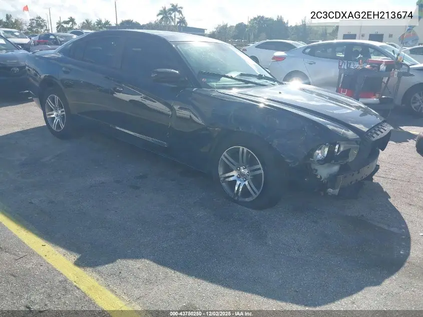 2C3CDXAG2EH213674 2014 Dodge Charger Police