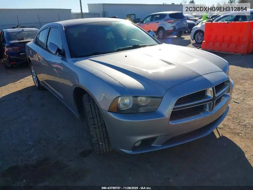 2C3CDXHG9EH312854 2014 Dodge Charger Sxt Plus
