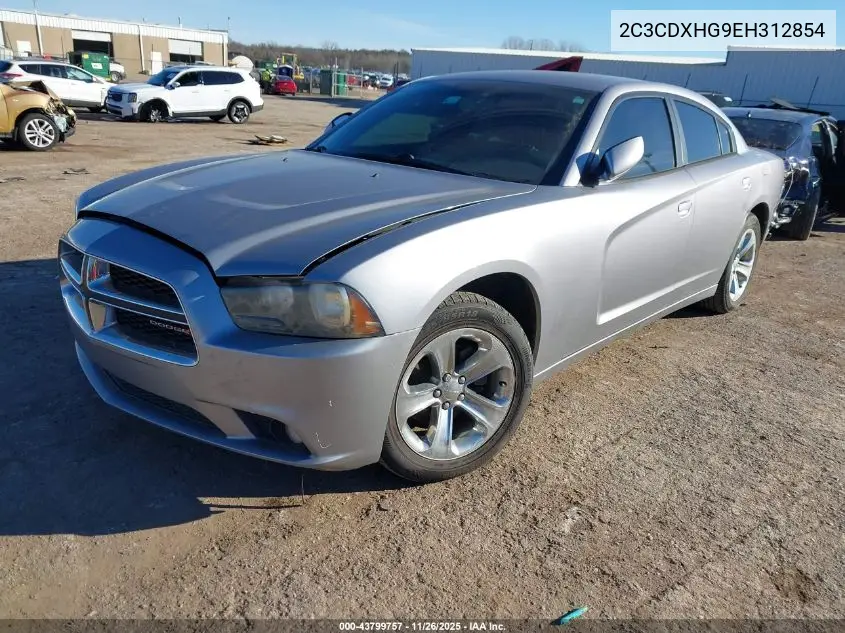 2C3CDXHG9EH312854 2014 Dodge Charger Sxt Plus