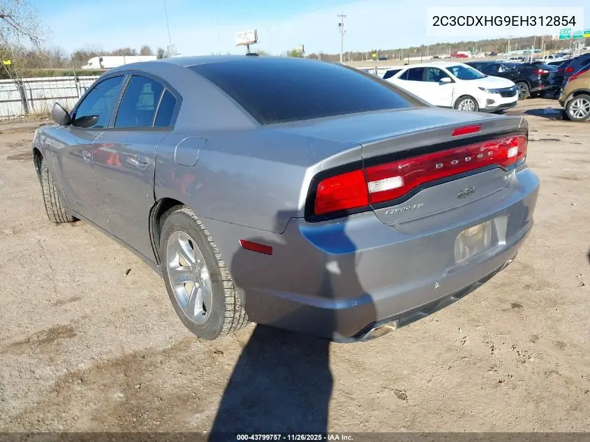 2C3CDXHG9EH312854 2014 Dodge Charger Sxt Plus