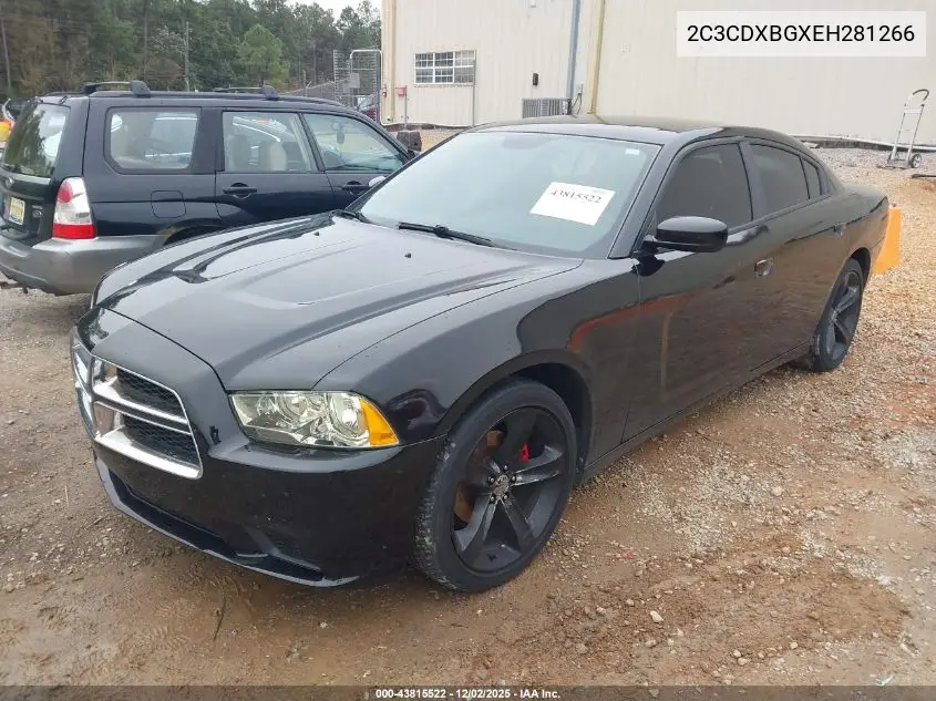 2C3CDXBGXEH281266 2014 Dodge Charger Se