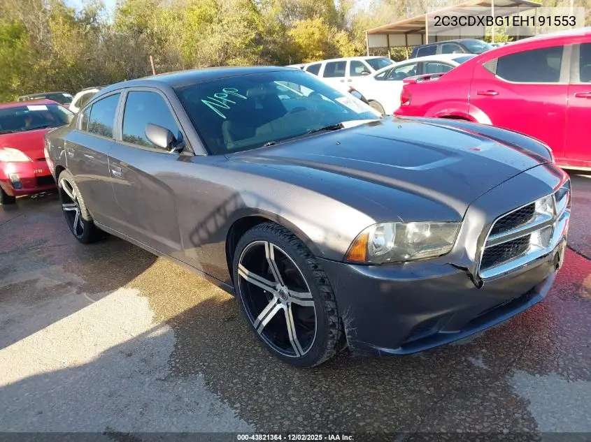 2C3CDXBG1EH191553 2014 Dodge Charger Se