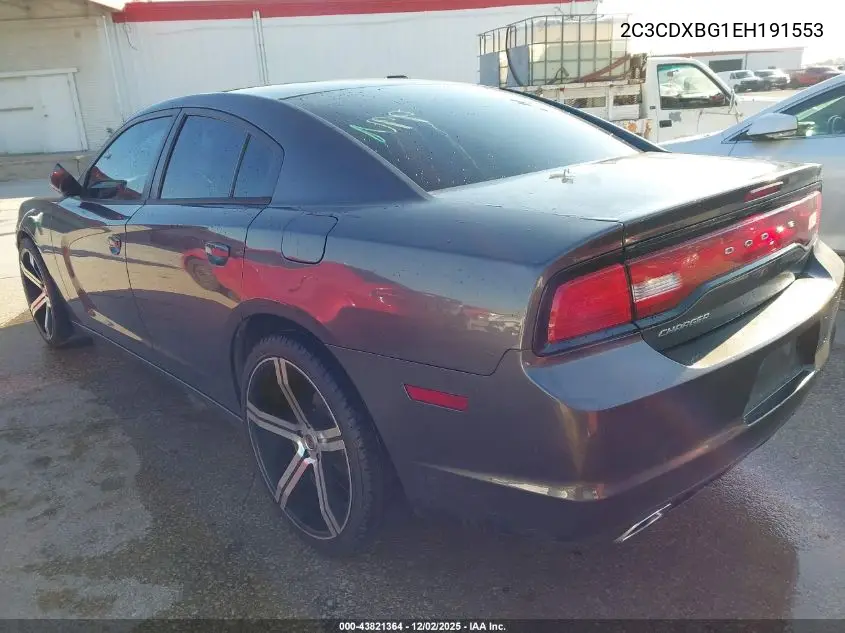 2C3CDXBG1EH191553 2014 Dodge Charger Se
