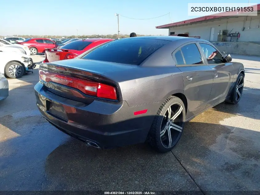 2C3CDXBG1EH191553 2014 Dodge Charger Se