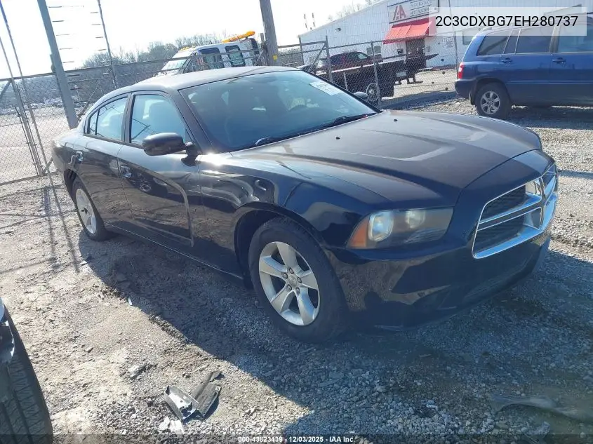 2C3CDXBG7EH280737 2014 Dodge Charger Se