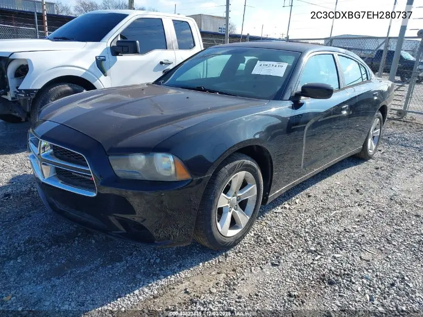 2C3CDXBG7EH280737 2014 Dodge Charger Se