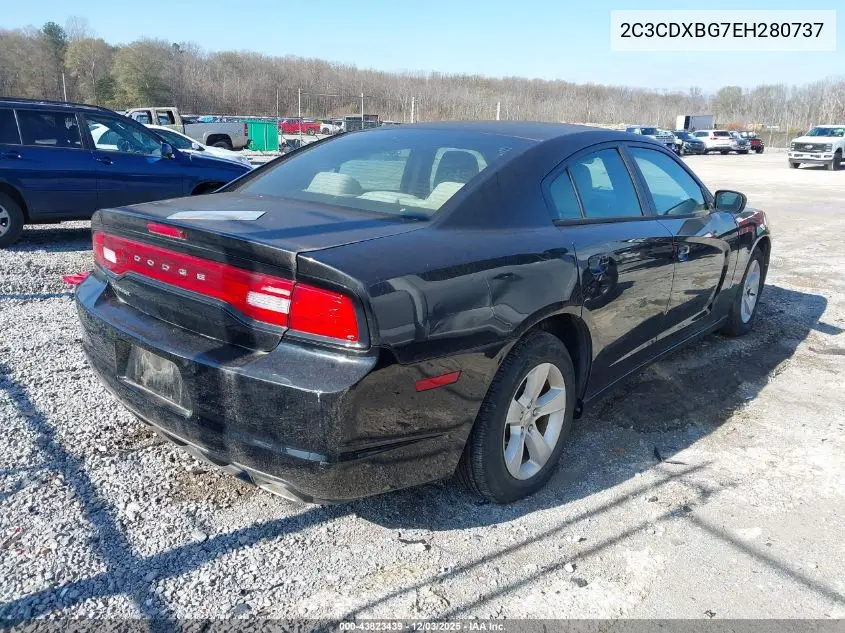 2C3CDXBG7EH280737 2014 Dodge Charger Se