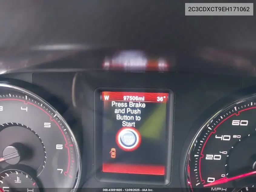 2C3CDXCT9EH171062 2014 Dodge Charger R/T Plus