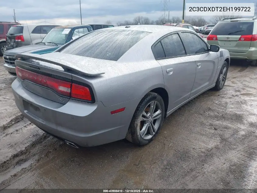 2C3CDXDT2EH199722 2014 Dodge Charger R/T Plus