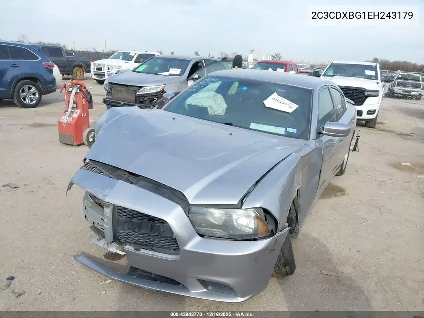 2C3CDXBG1EH243179 2014 Dodge Charger Se