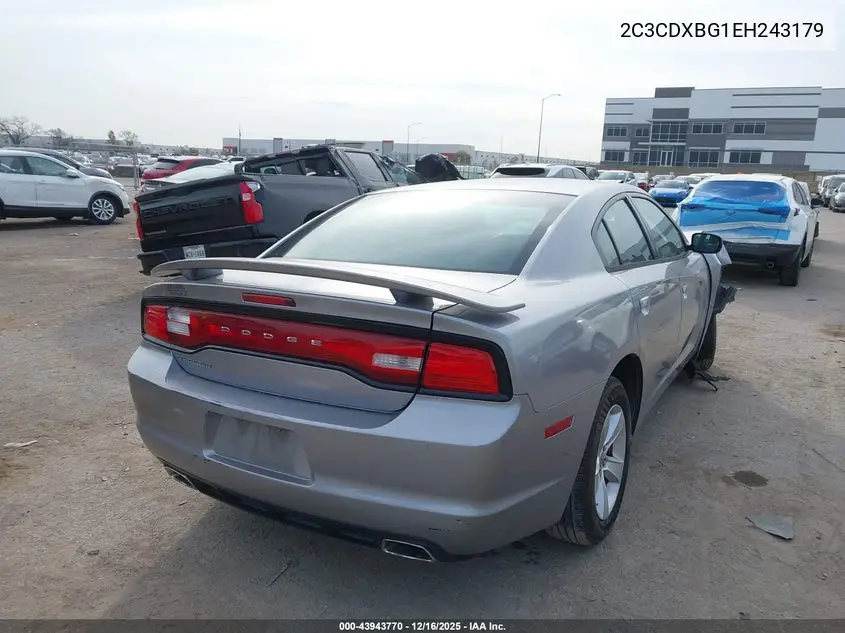 2C3CDXBG1EH243179 2014 Dodge Charger Se
