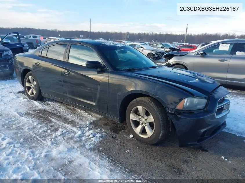 2C3CDXBG3EH226187 2014 Dodge Charger Se
