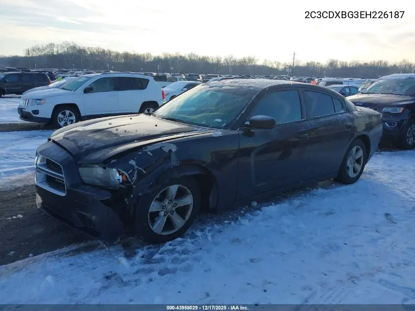 2C3CDXBG3EH226187 2014 Dodge Charger Se