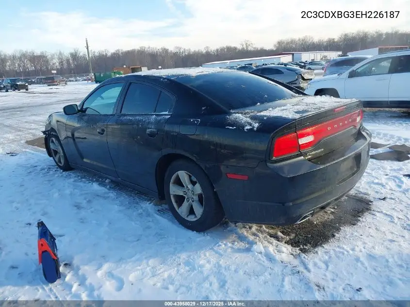 2C3CDXBG3EH226187 2014 Dodge Charger Se
