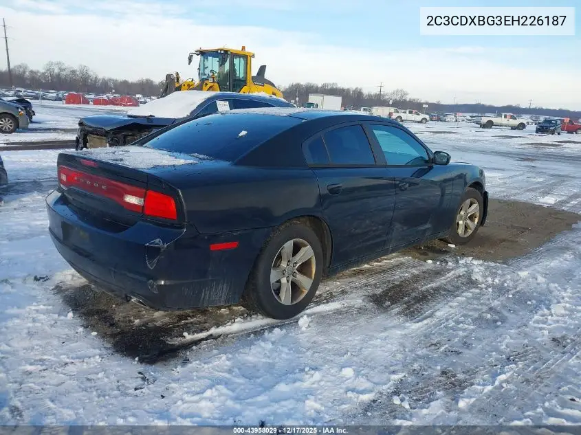 2C3CDXBG3EH226187 2014 Dodge Charger Se
