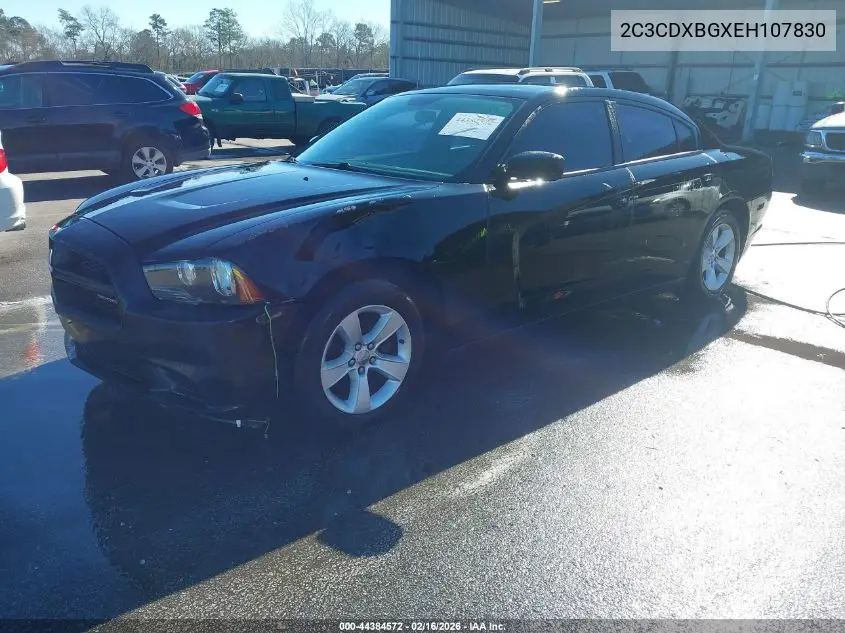 2C3CDXBGXEH107830 2014 Dodge Charger Se