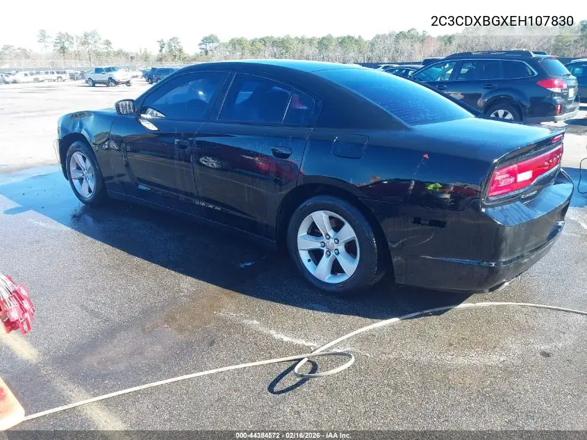 2C3CDXBGXEH107830 2014 Dodge Charger Se