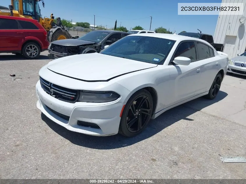 2C3CDXBG3FH827231 2015 Dodge Charger Se