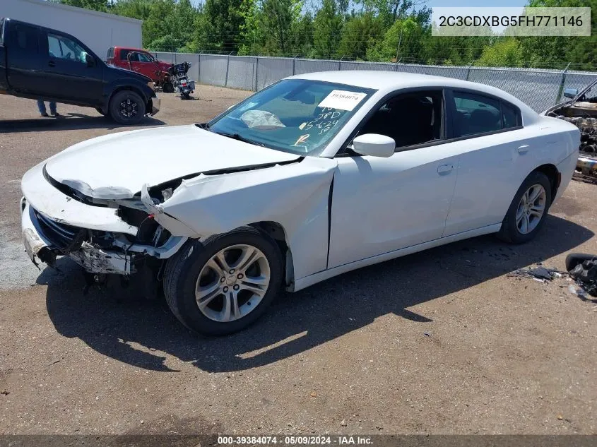 2C3CDXBG5FH771146 2015 Dodge Charger Se