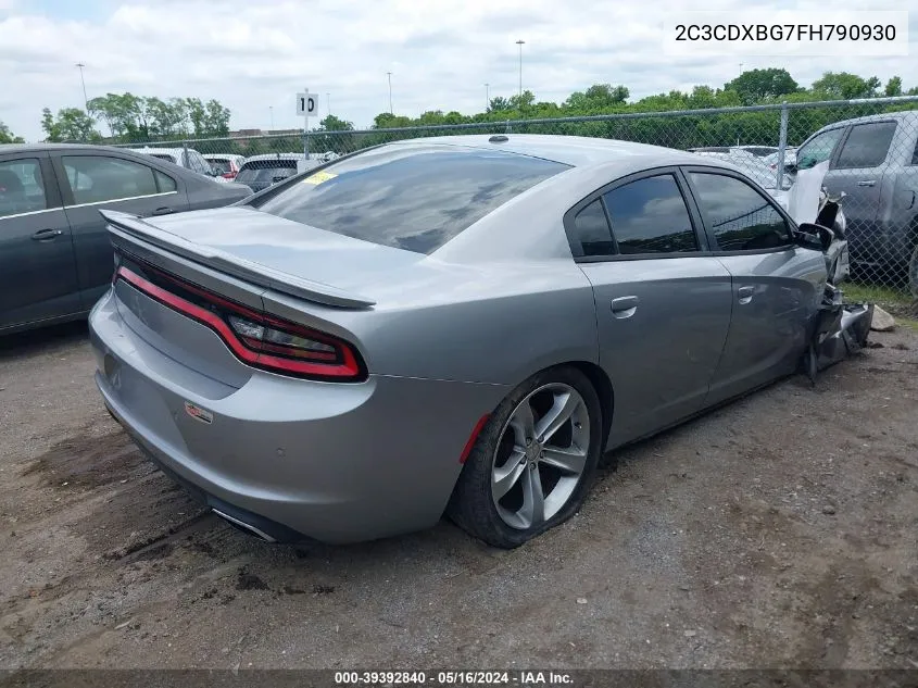 2015 Dodge Charger Se VIN: 2C3CDXBG7FH790930 Lot: 39392840