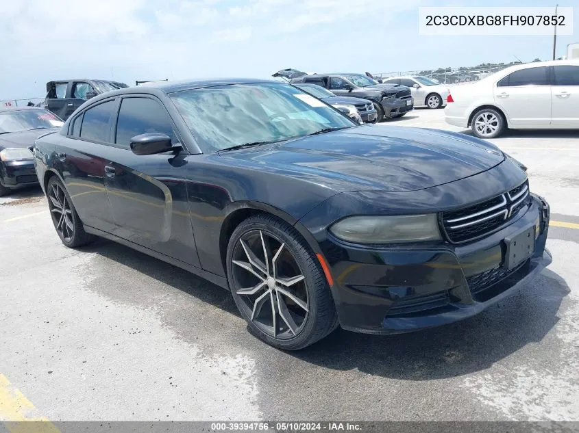 2015 Dodge Charger Se VIN: 2C3CDXBG8FH907852 Lot: 39394756