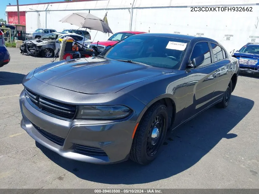 2C3CDXKT0FH932662 2015 Dodge Charger Police