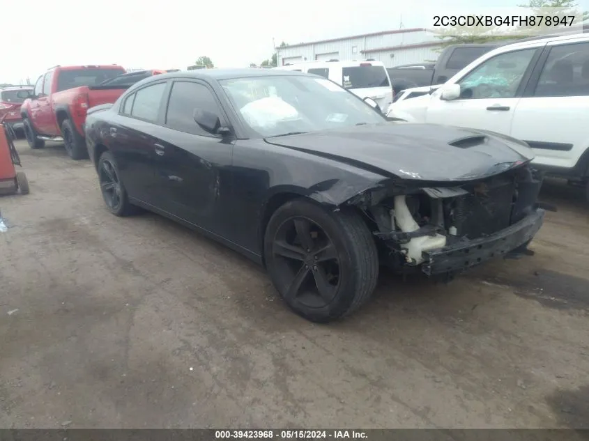 2015 Dodge Charger Se VIN: 2C3CDXBG4FH878947 Lot: 39423968