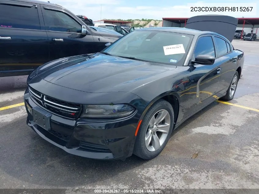 2C3CDXBG8FH815267 2015 Dodge Charger Se