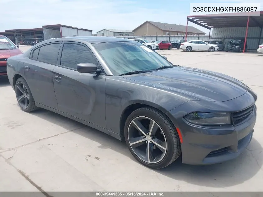 2C3CDXHGXFH886087 2015 Dodge Charger Sxt