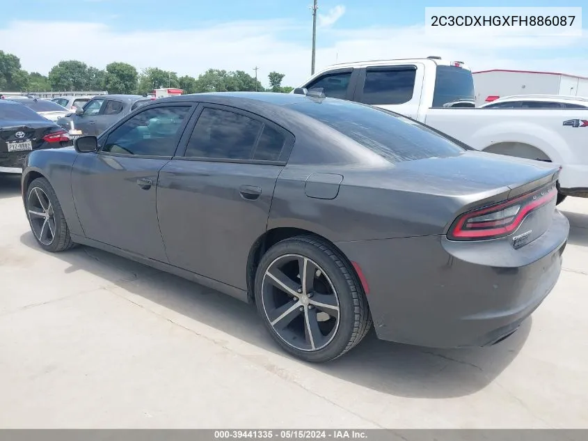 2C3CDXHGXFH886087 2015 Dodge Charger Sxt