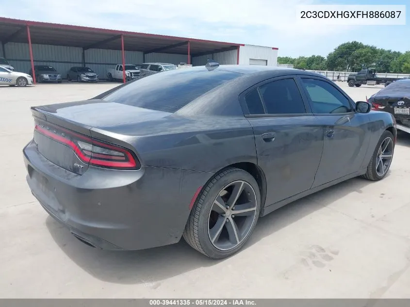 2C3CDXHGXFH886087 2015 Dodge Charger Sxt