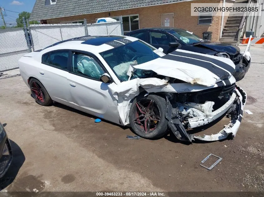 2C3CDXHG9FH823885 2015 Dodge Charger Sxt