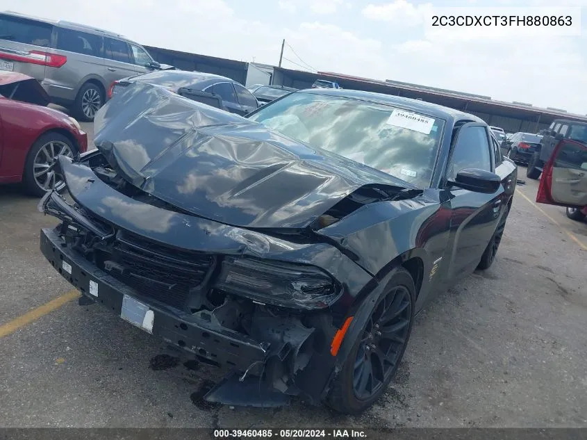 2C3CDXCT3FH880863 2015 Dodge Charger R/T