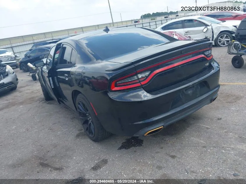 2015 Dodge Charger R/T VIN: 2C3CDXCT3FH880863 Lot: 39460485